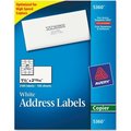 Avery Avery® Self-Adhesive Address Labels for Copiers, 1-1/2 x 2-13/16, White, 2100/Box 5360